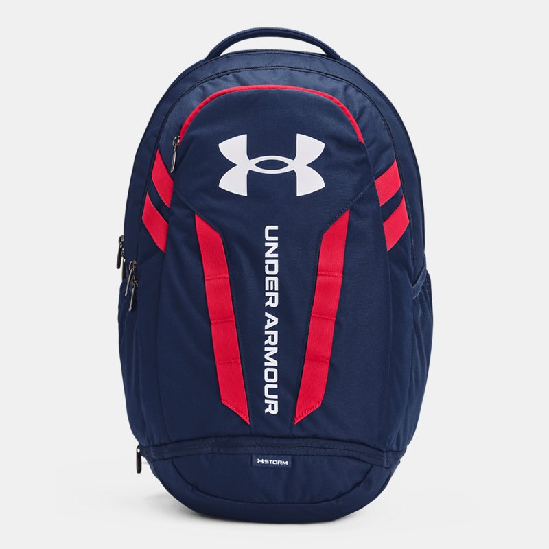 Under Armour  Hustle 5.0 Backpack Academy / Red / White